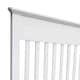 image 3 of 4ft Small Double pure white wood headboard,bed head end, head board.Wood, wooden shaker style White | 4ft Small Double