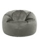 image 4 of icon Aurora Classic Velvet Bean Bag Chair Charcoal Grey Bean Bags Grey | Grey