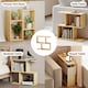 image 4 of Levede Slim Sofa Side Table Narrow End Accent Table 3 Tier for Living Room 20cm | Clear | Natural