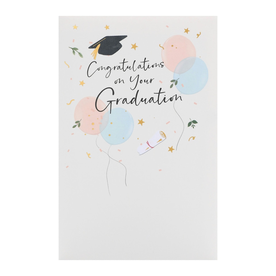 image 1 of Graduation/Congratulations Card for Him/Her/Friend | Celebration Design