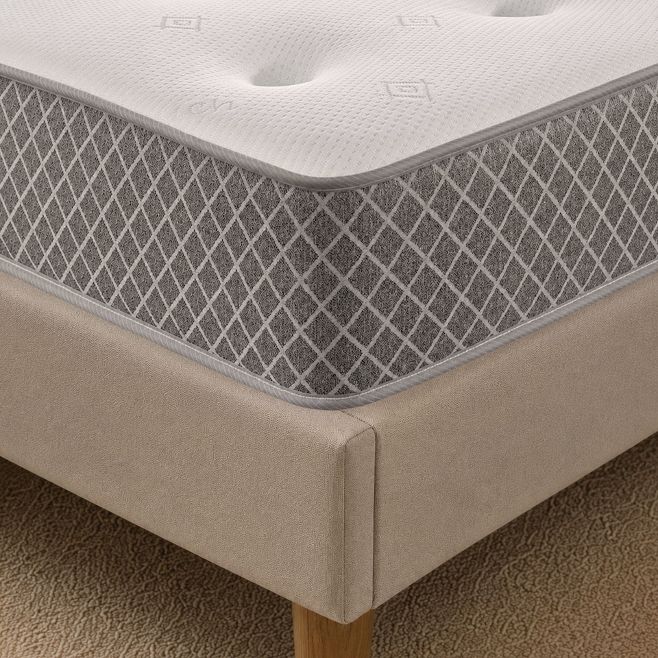 image 1 of Nebraska 18cm Hybrid Memory Foam & Spring Mattress with CoolTouch Cover | Single