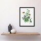 image 4 of Wild Pansy Flower Illustration Redoute Vintage Framed Wall Art Print 12X16"