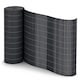 image 1 of 1m x 4m Grey PVC Outdoor Garden Fencing Privacy Screen Roll | Grey | 1