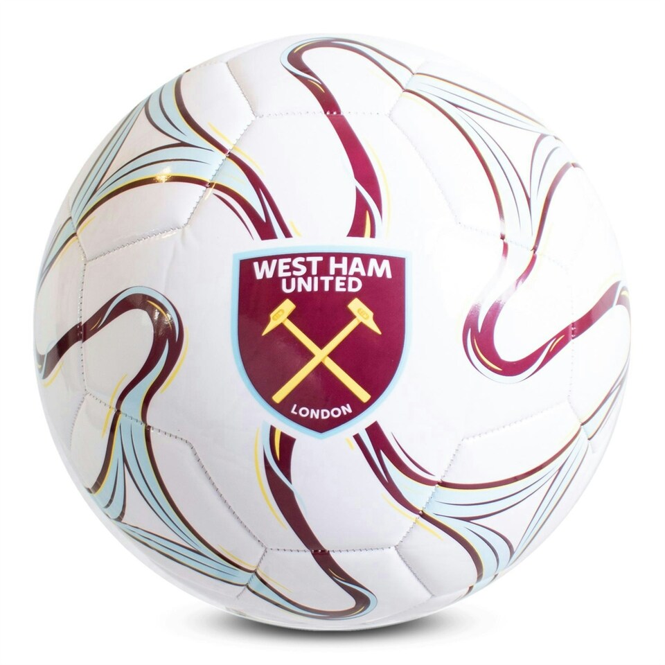 image 1 of West Ham 26 Panel Size 5 Cosmos Football - Claret Red