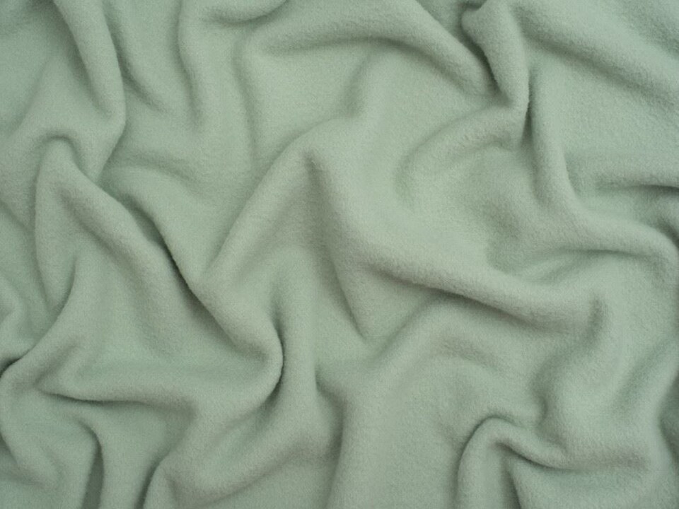 Minerva Core Range Green Brushed Microfleece Fabric for Dressmaking, 150cm / 59" Wide - per metre