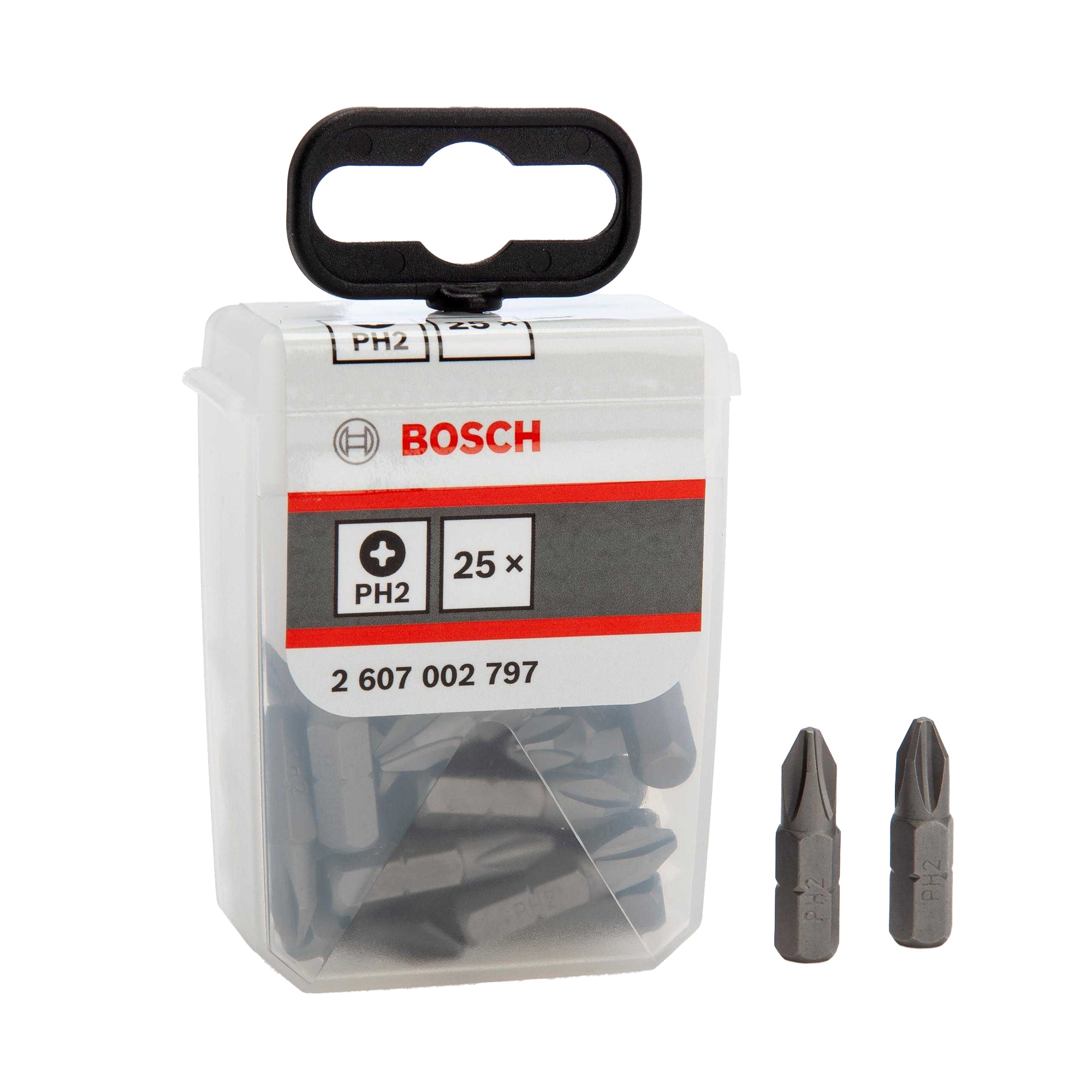 Bosch Phillips Head Screwdriver Bit (Pack of 25) Black Black One Size 1