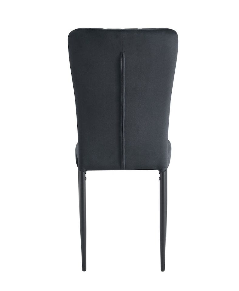 image 1 of MCC Direct Set of 6 Velvet Dining Chairs Upholstered Kitchen Accent Chairs Elle