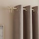 image 2 of OHS Bow Finial Curtain Pole Extendable 16mm Metal End Rod