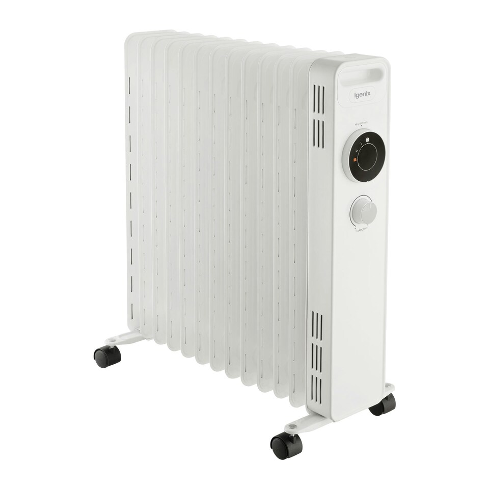 image 1 of Igenix IG2625, Oil Filled Radiator Heater, 2.5kW/2500 W, Safety Cut Off