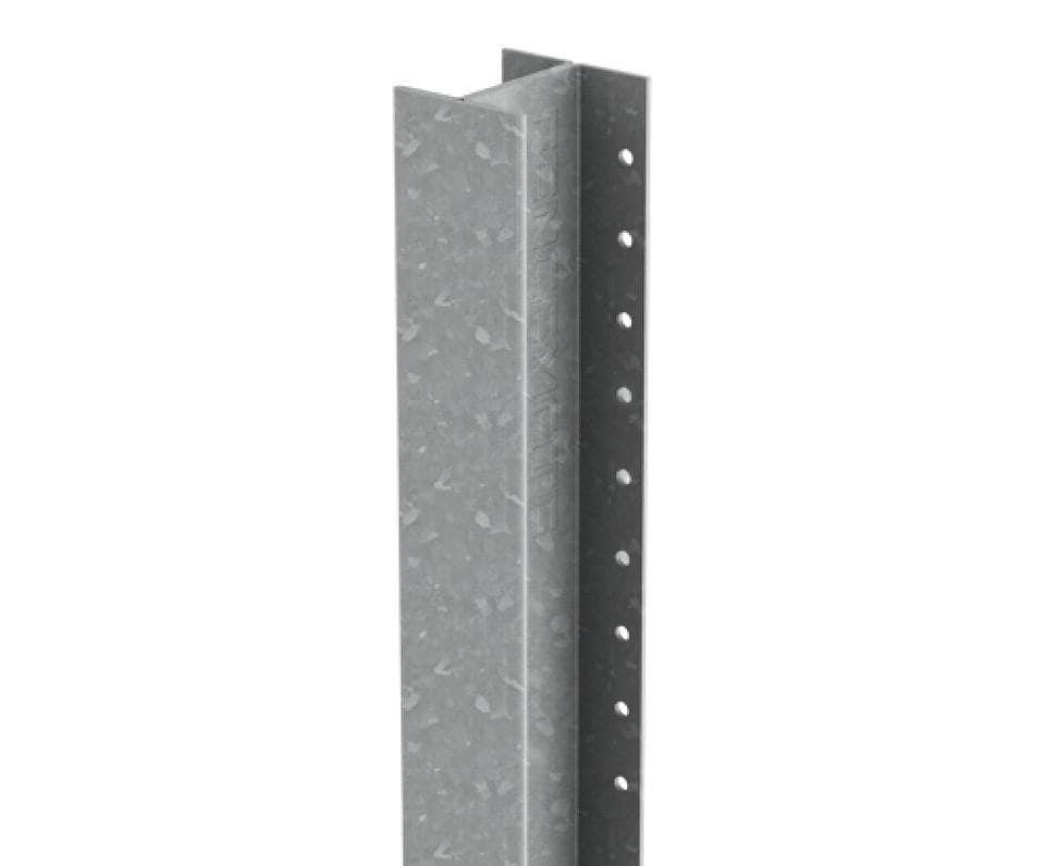 image 1 of Durapost Classic Galvanised Fence Post (L) 3.0m 2 Pack