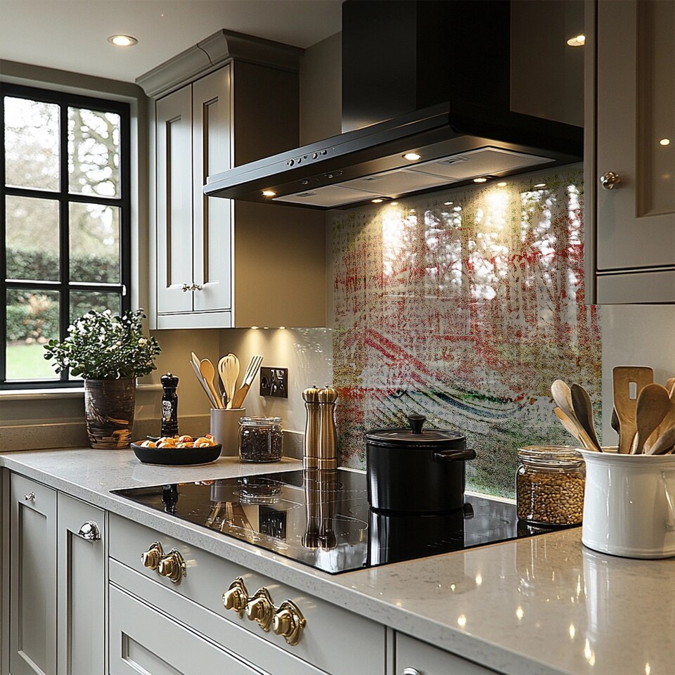 image 1 of Washed Up Splash Back | White