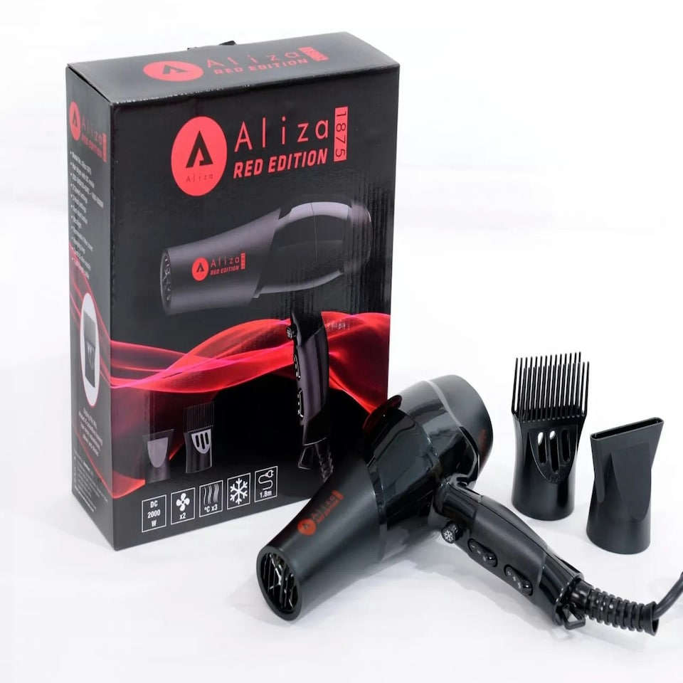image 1 of Aliza Professional Hair Dryer Red Edition 1875