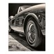 image 3 of Sleek Sporty Car Hyper Realistic Graphite Home Decor Black Framed Wall Art Print A4