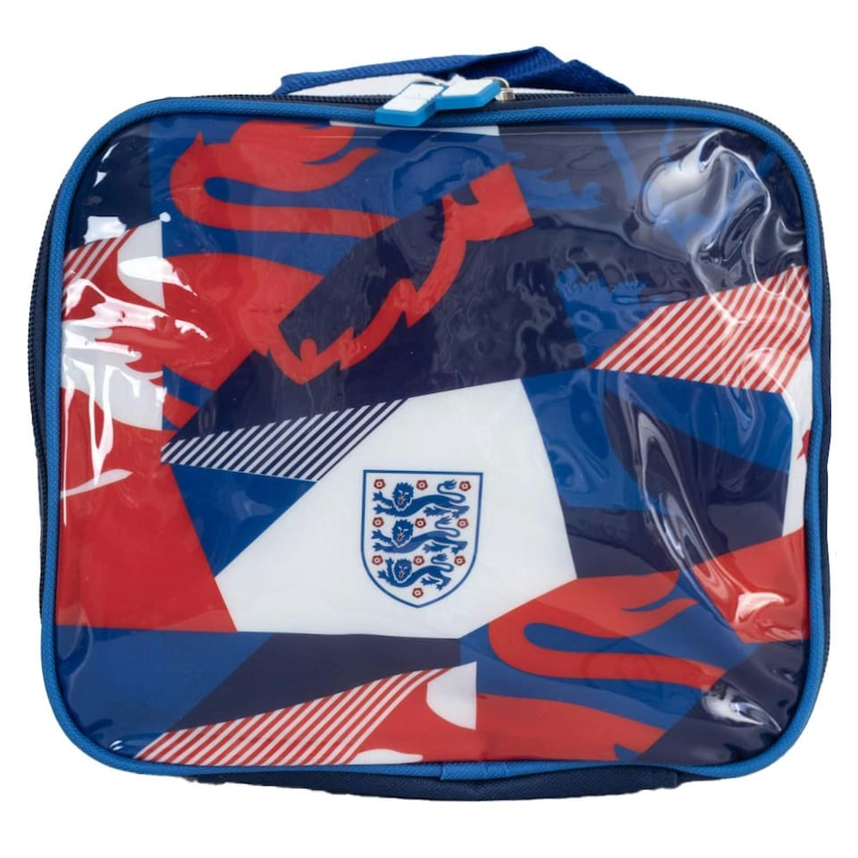 image 1 of England FA Patch Lunch Bag - Blue/Red/White - One Size