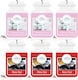 image 1 of 6pk Jar Candle Air Fresheners – New Car & Cotton Fresh Scents, Long-Lasting Odour Eliminators for Vehicles, Hanging Car Fresheners