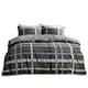 image 4 of Happy Daze Printed Duvet Cover Set Reversible Polycotton Beddings Grey | Double