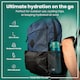 image 2 of Leak Proof Water Bottle, BPA Free, 750ml (24oz) | Blue | Aqua | One Size