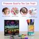 image 3 of Desire Deluxe Acrylic Paint Pens for Rock Painting, Stone, Ceramic, Glass, Wood, Canvas – Set of 12 Non Toxic Water Based Markers - Great Artists Painting Supplies