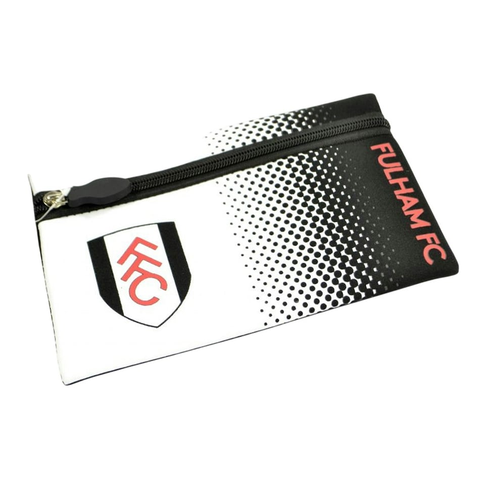 image 1 of Fulham FC Pencil Case - Black/Red/White - One Size