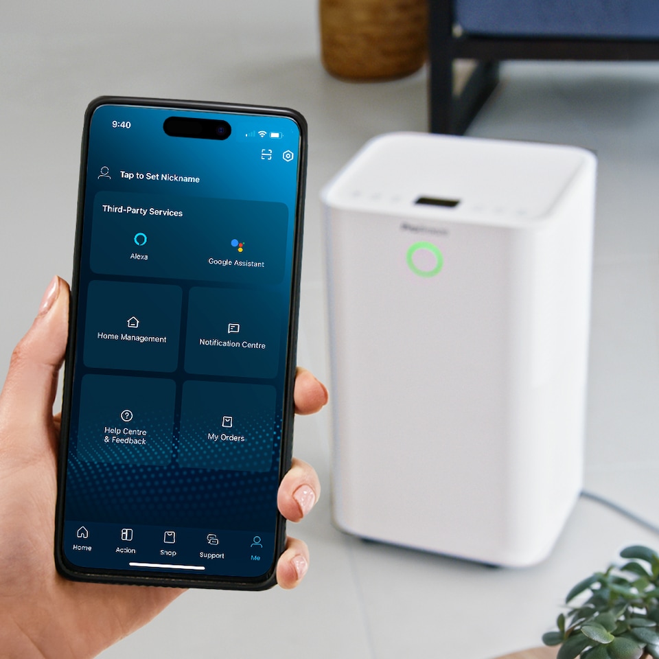 image 1 of Pro Breeze OmniDry 12L Quiet Dehumidifier with Max Extraction and Smart App Control