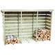 image 1 of Charles Bentley FSC Nordic Spruce Wooden 3 Log Store Firewood Storage Heavy Duty