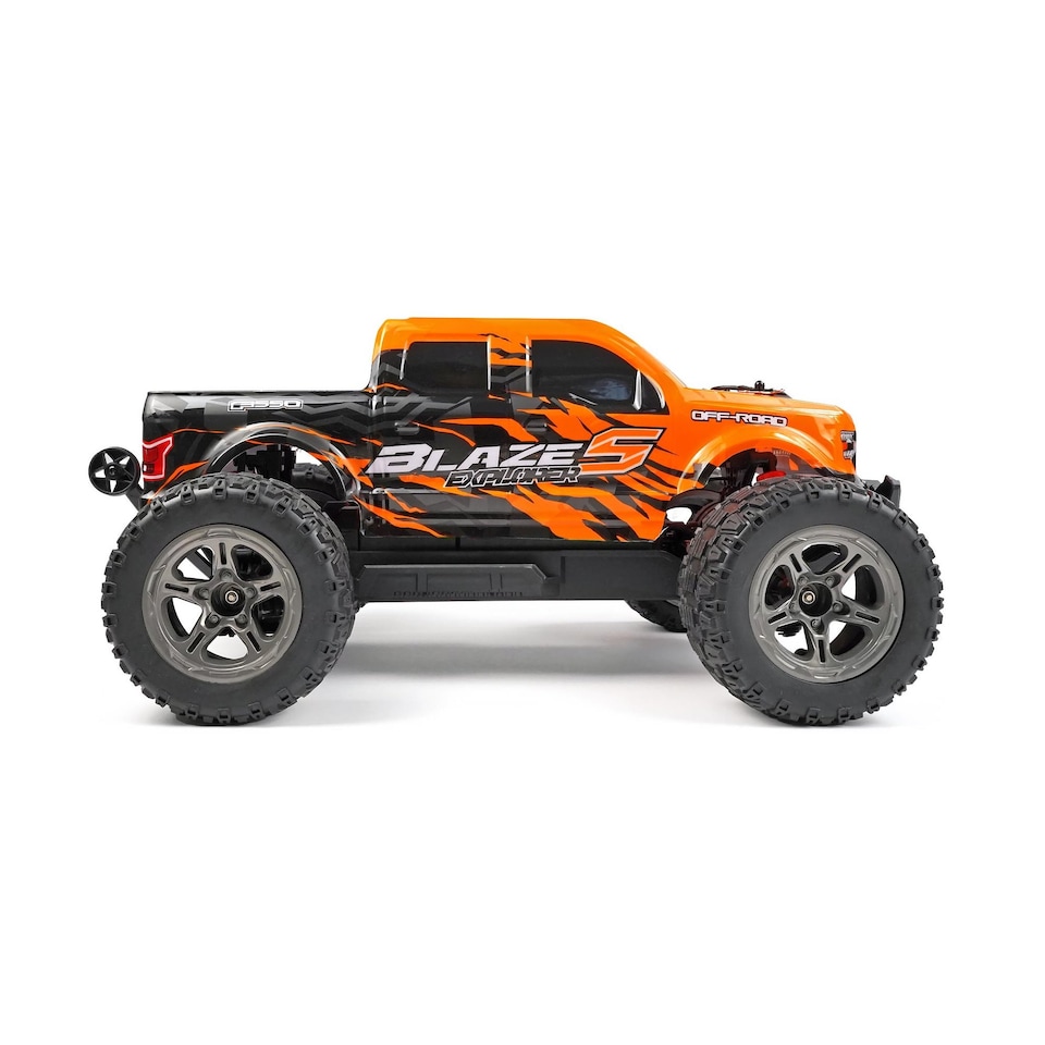 image 1 of RCG Racing 10-Series 1/10 Brushed Monster Truck Blaze - Orange