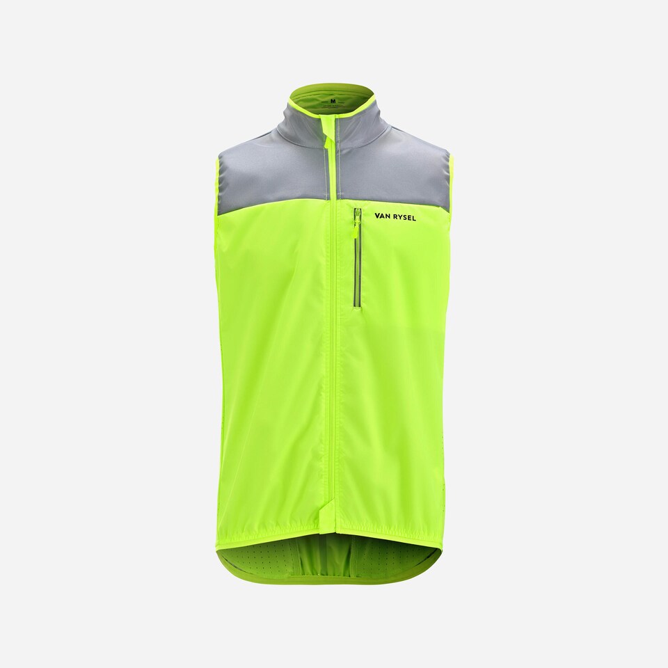 image 1 of Decathlon Men's Hi-Viz Cycling Jacket