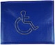 image 1 of KAV Disabled Parking Badge Holder Protector Cover Wallet in PU Leather (Blue)
