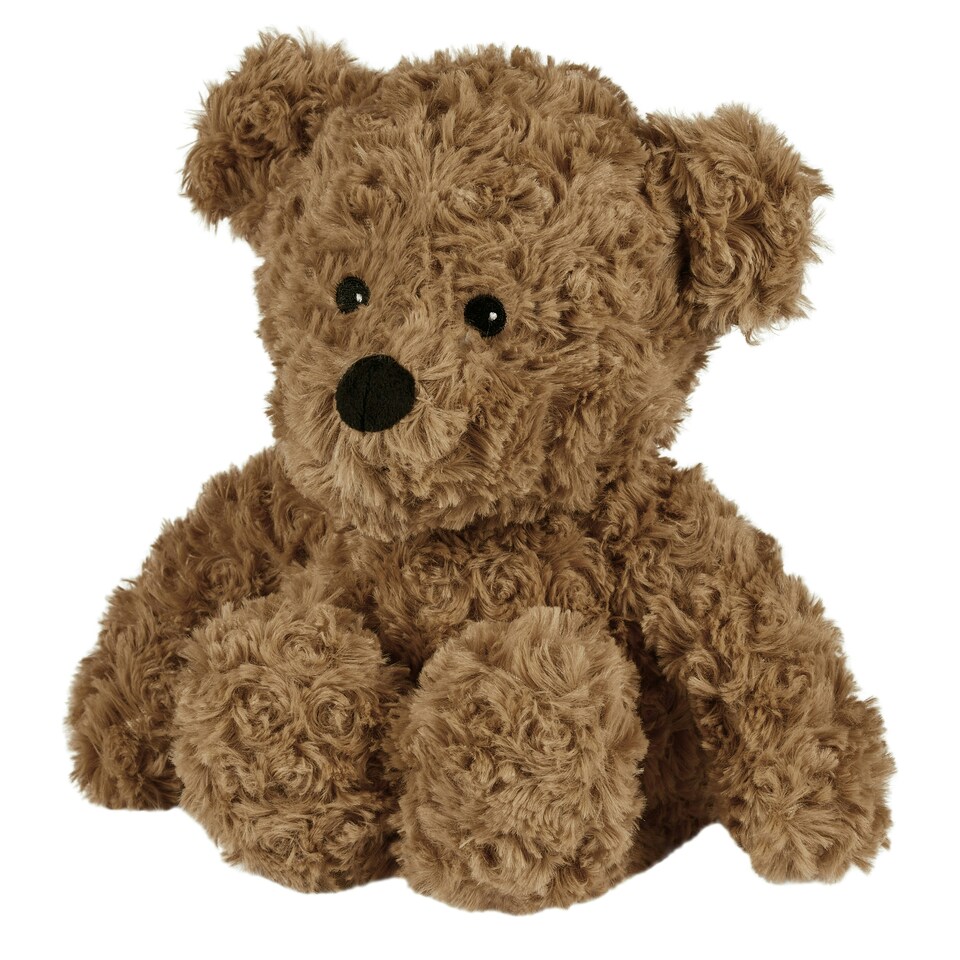 Warmies Junior Plush Brown Curly Bear Microwaveable Weighted Teddy