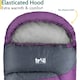 image 4 of Kids Mummy Sleeping Bag - Purple