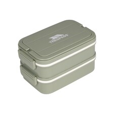 Trespass Bento Lunch Box | Green | Dark Olive | One Size | 1