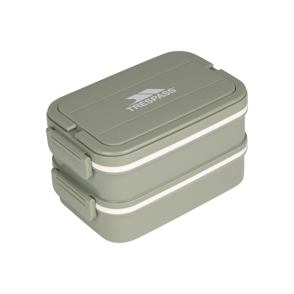 image 1 of Trespass Bento Lunch Box | Green | Dark Olive | One Size | 1