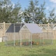 image 2 of PawHut Chicken Run W/ Roof, Walk In Chicken Coop for 10-12 Chickens, Hen House