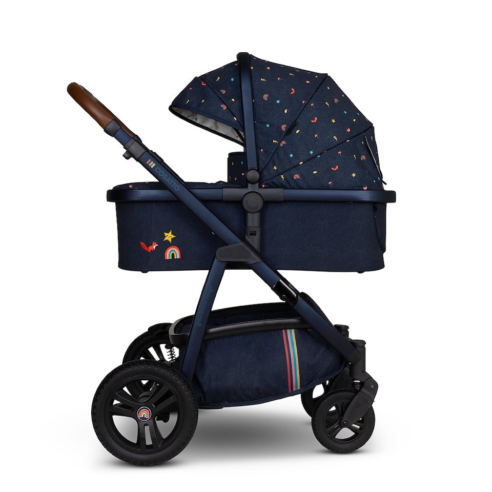 image 1 of Cosatto Wow 3 Pram and Pushchair Carrycot and Reversible Seat, All Terrain Travel System