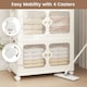 image 6 of COSTWAY 159L Storage Bins Stackable Storage Containers White