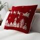 image 1 of BHS Father Christmas on Sleigh Cushion, Red | Red | Red | One Size | 1