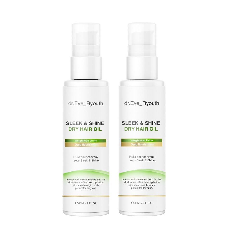 Dr. Eve_Ryouth 2 X Sleek & Shine Dry Hair Oil 60ml