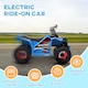 image 4 of HOMCOM 6V Electric Quad Bike Kids Ride On All Terrain Vehicle with Forward Backward Function, for Ages 18-36 Months - Blue