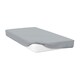image 2 of Belledorm Cotton Extra Deep Fitted Sheet - Cloud Grey - Double