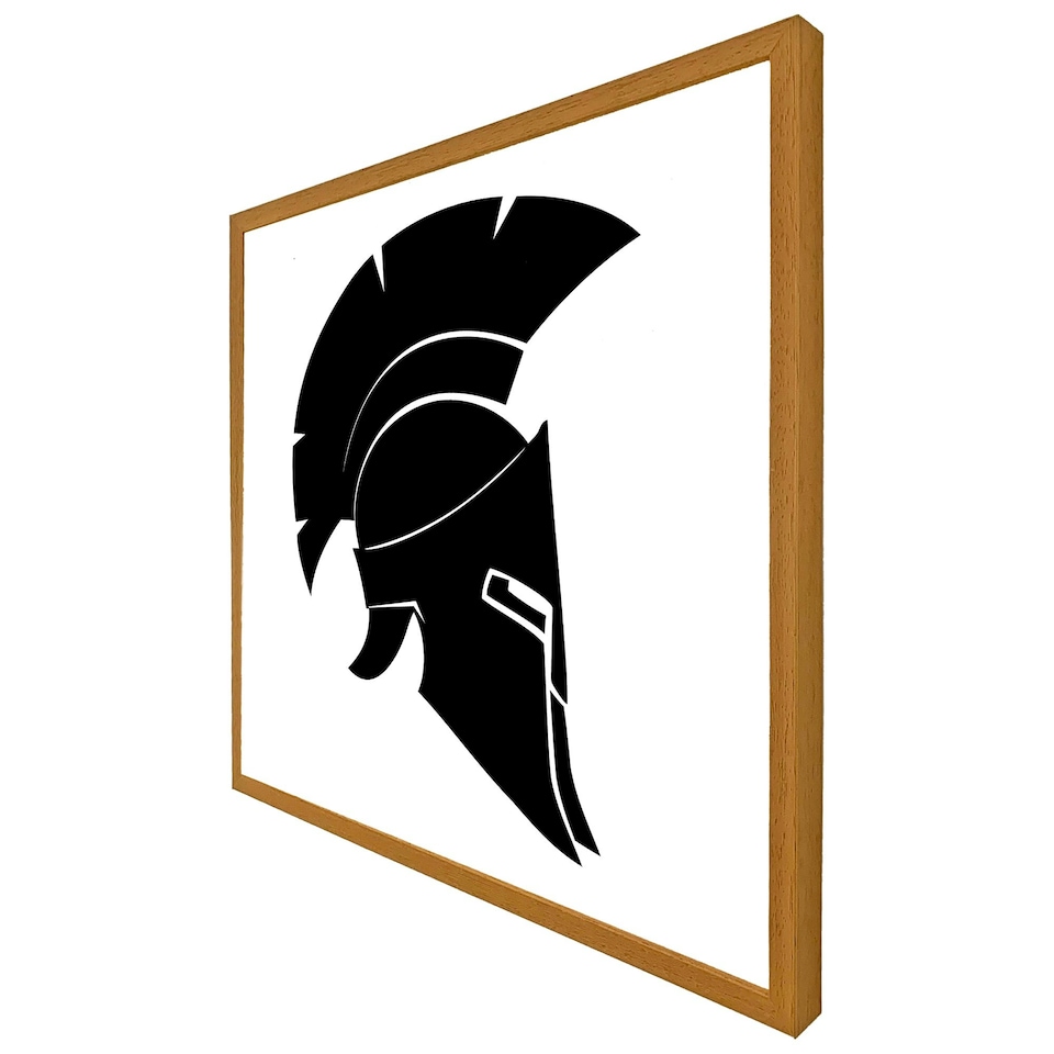 image 1 of Roman helmet (Picture Frame) Brown | S