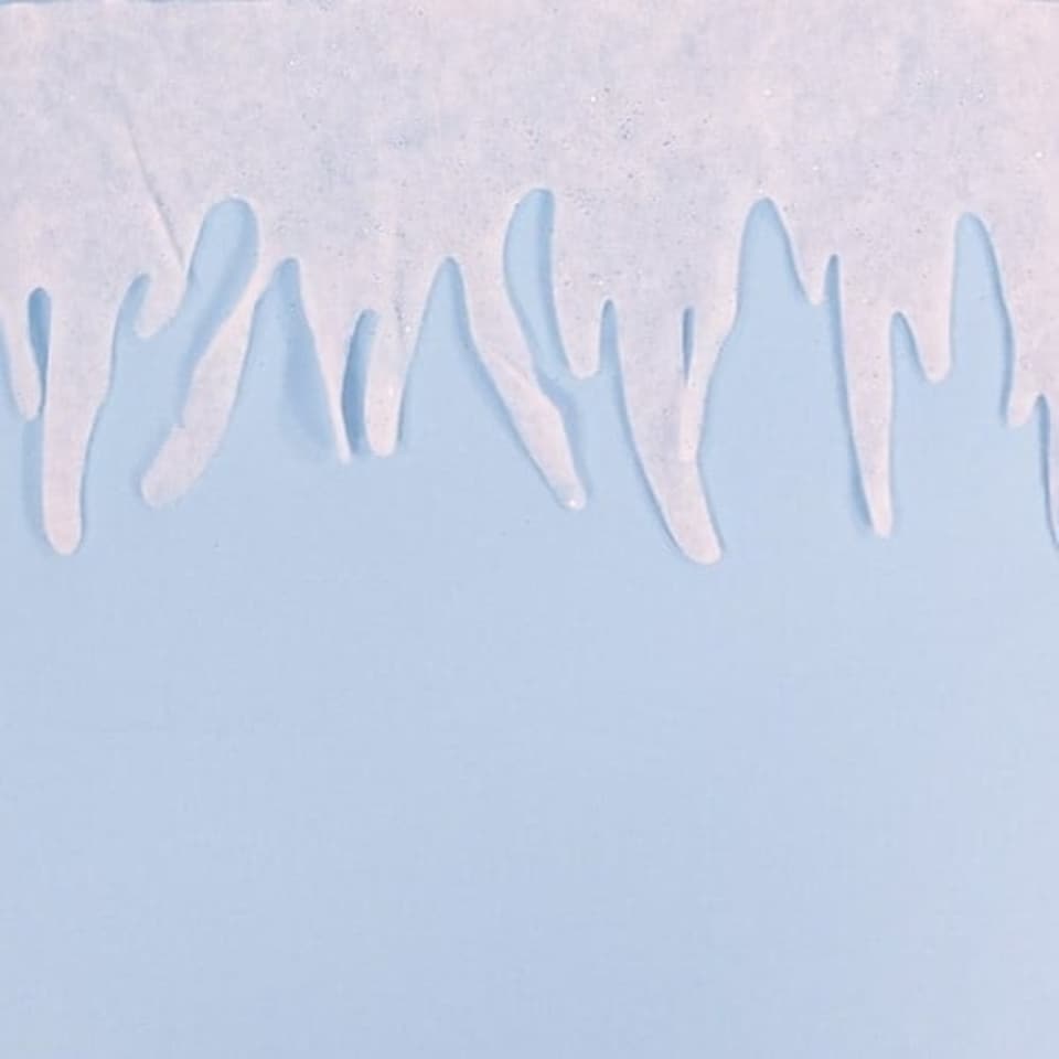 Christmas Snow Garland 1m