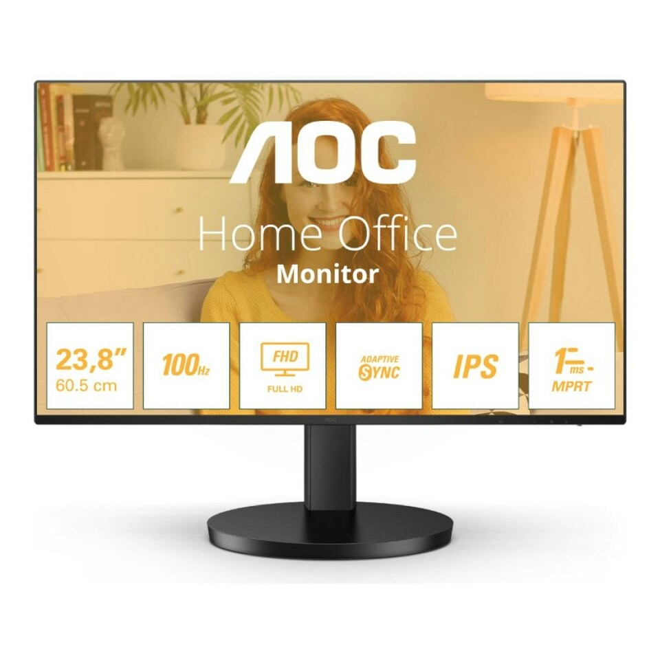 AOC Basic-line 24B3HA2 23.8" IPS Full HD 1ms Built in Speakers Monitor