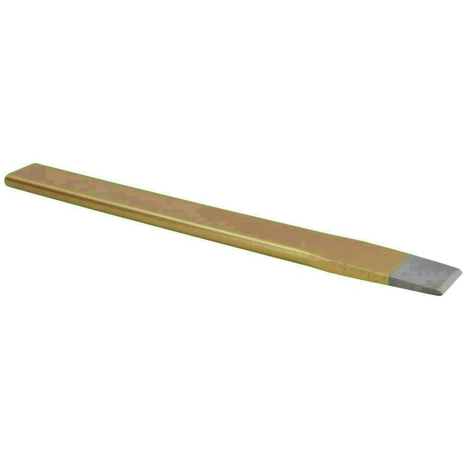 image 1 of Nut Splitting Chisel Cold Steel Metal 240 x 26 x 7mm Mechanics Engineers TE726