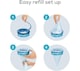 image 5 of Angelcare Nappy Bin Refill Cassette Compatible Disposal System 1 Pack