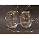 image 3 of V&A Alice in Wonderland Tumbler Set 350ml Set of 2 Clear