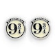 image 1 of Official Harry Potter Platform 9 ¾ Silver Plated Stud Earrings WES0011