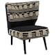 image 1 of Interiors by Premier Cefena Black Moroccan Chair Black