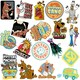 image 3 of Scooby Doo Assorted Designs Stickers (Pack of 100) - Multicoloured - One Size