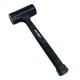 image 3 of 3pc Dead Blow Hammer Set Mallet Shot Loaded Head Impact Recoil 1lb 2lb 3lb
