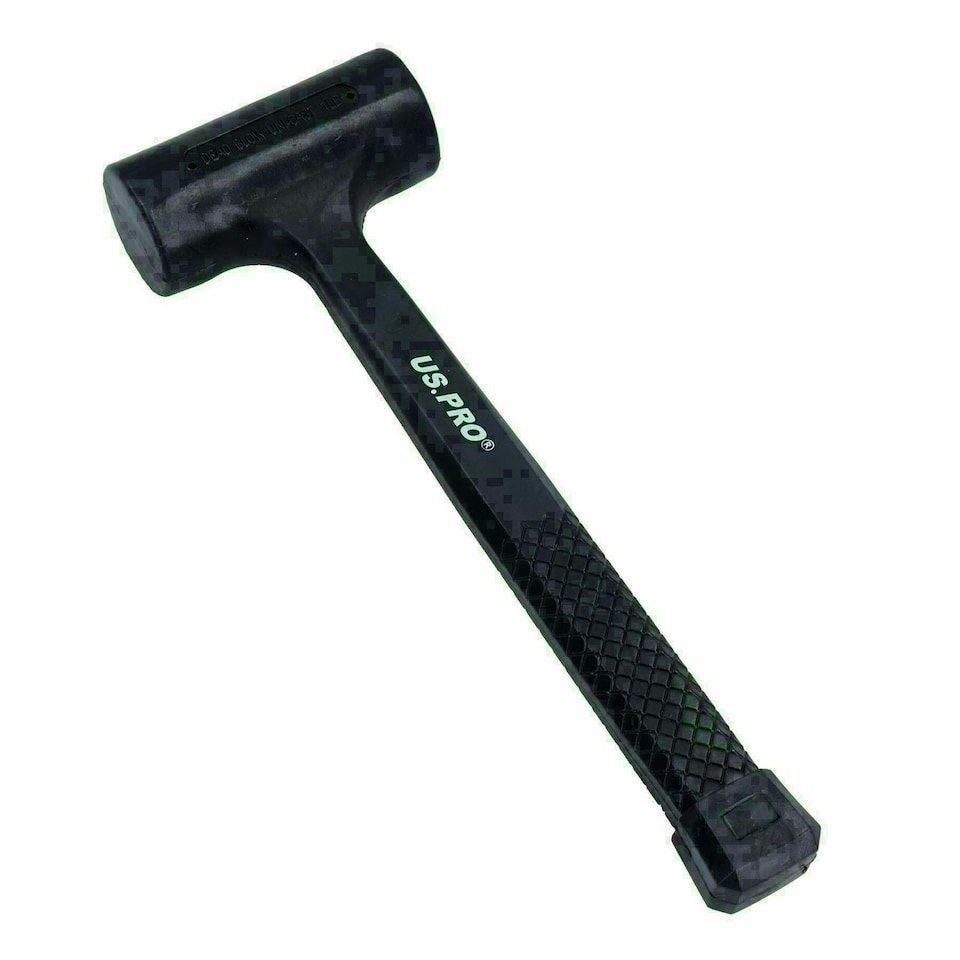 image 1 of 3pc Dead Blow Hammer Set Mallet Shot Loaded Head Impact Recoil 1lb 2lb 3lb